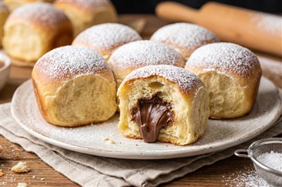 Mekane buhtle s Nutellom 
