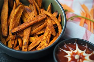 Pečeni pomfrit od batata