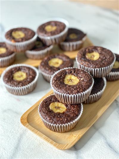 Čoko-banana muffini