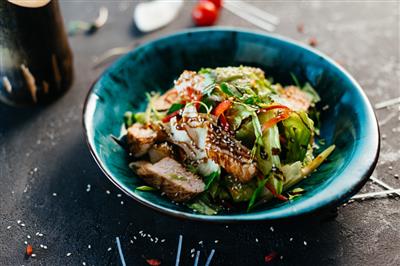 Brza salata sa smeđom rižom