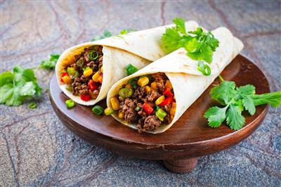 Tortilje s mljevenim mesom