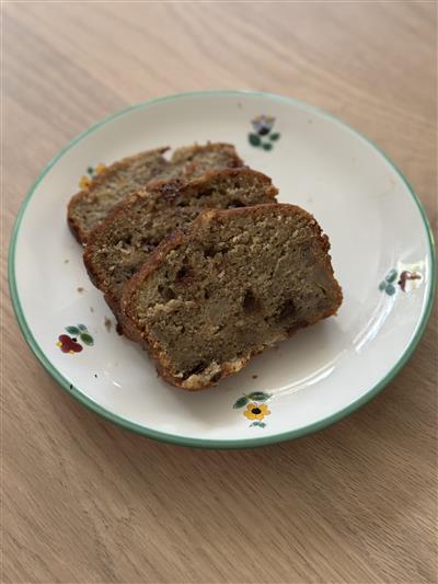 Banana bread s čokoladom