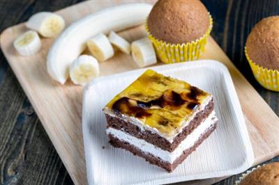 Banana-moka kocke