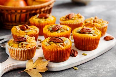 Muffini od bundeve s pekan orasima 