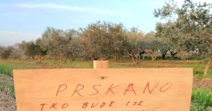 Natpis viđen u jednom polju nasmijao je čitavu Hrvatsku, istovremeno je maštovit i urnebesan!