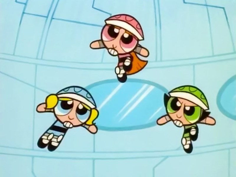 Štitnik za bradu na Powerpuff curkama izgleda kao da imaju velike ružne zube, pogledajte malo bolje.