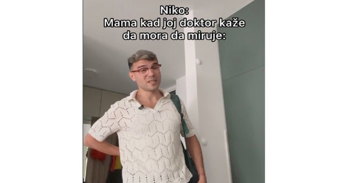 Ovo je reakcija svake, ali baš svake balkanske mame kada joj doktor naredi mirovanje. Video je sve!
