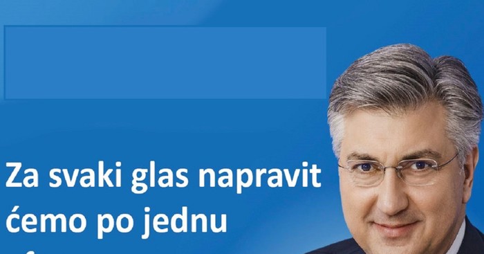 Netko je prepravio HDZ-ov predizborni plakat, odmah ćete vidjeti zašto je hit