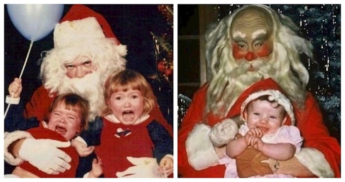 10 jezivih fotki s Djedom Mrazom nešto je najbizarnije što ćete danas vidjeti, hit su