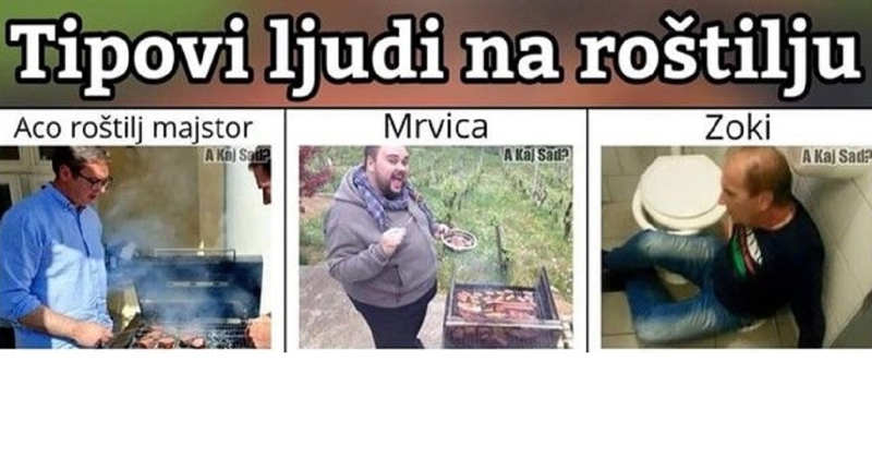 Ovakvu ekipu ćete naći na svakom prvomajskom roštilju, fora je urnebesna i totalno pogođena