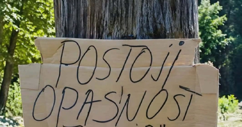 Netko je upozorio šetače na opasnost od zmija na putu, odmah ćete vidjeti zašto je natpis hit