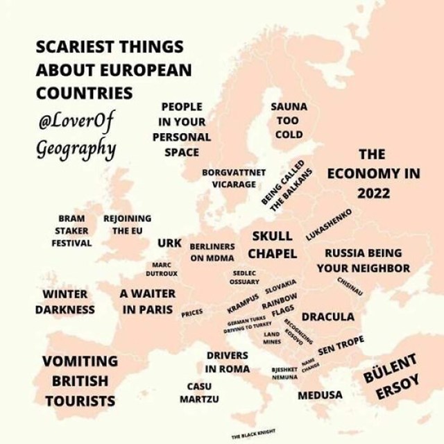 Najstrašnije stvari o europskim državama