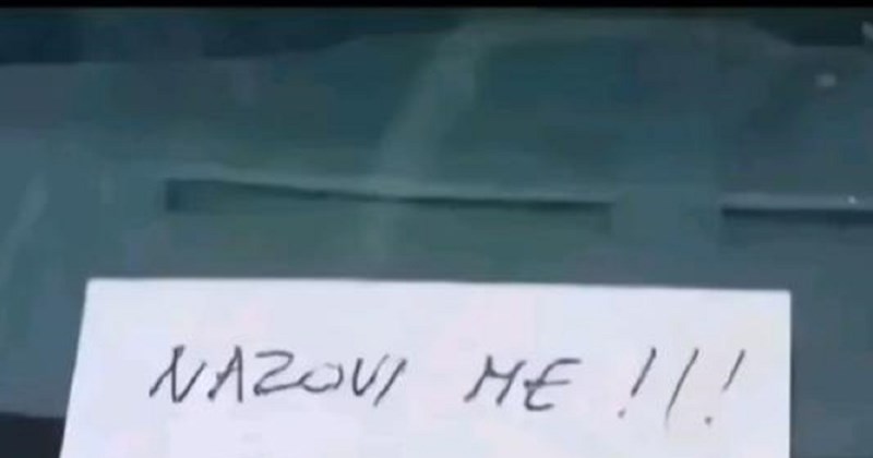 Poruka fotkana na jednom autu obišla je regiju brzinom munje, svi suosjećaju sa vlasnikom auta