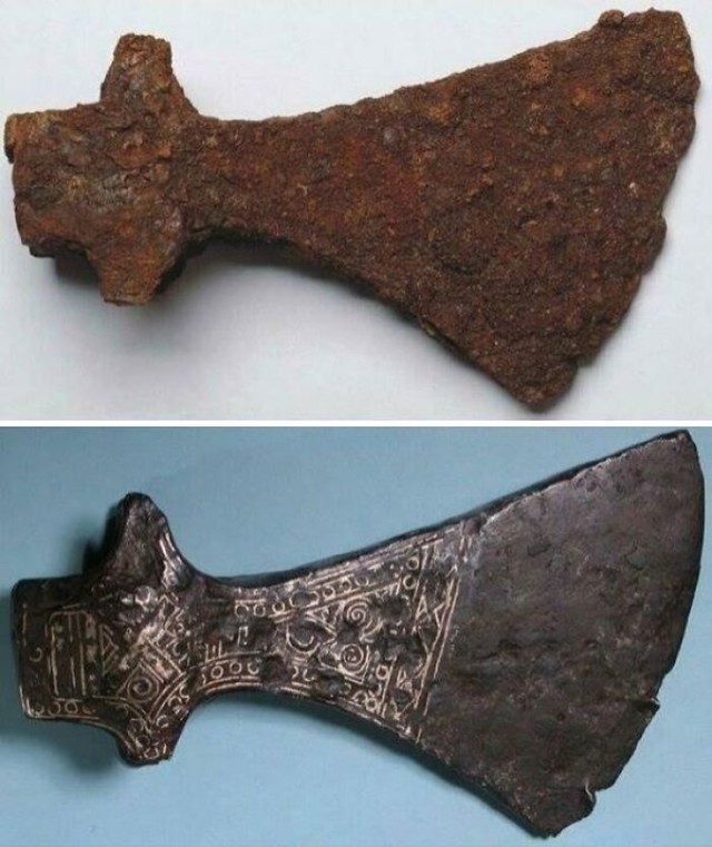 Restauracija vikinške sjekire