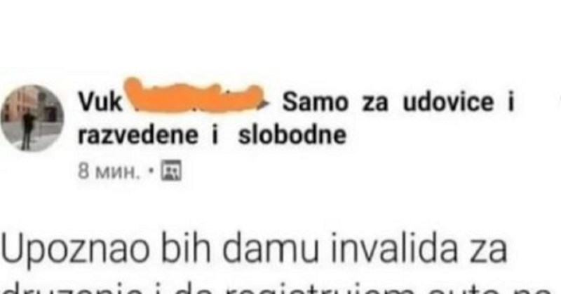 Oglas Tipa Na Stranici Za Upoznavanje Apsolutni Je Hit U Regiji, Morate ...