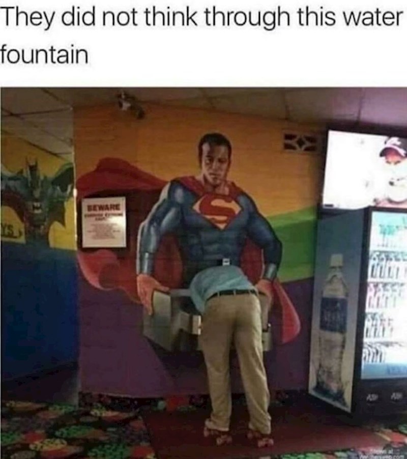 Zanimljivo postavljena fontana