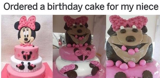 Minnie se malo izobličila