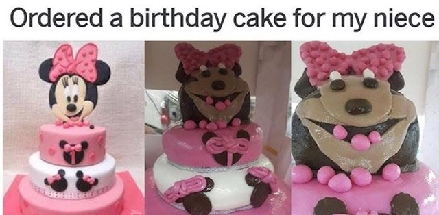 Minnie se malo izobličila