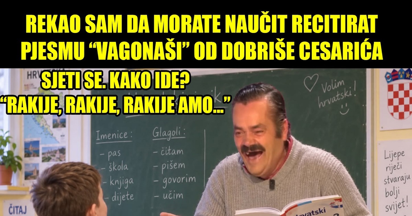 Nova verzija Cesarićevih "Vagonaša" ozbiljan je hit na Fejsu, odmah ćete vidjeti zašto