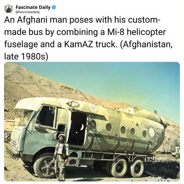 Jedinstveni autobus napravljen od helikoptera