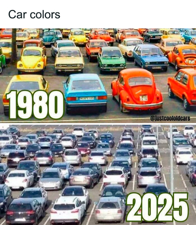 Boje automobila nekad i danas