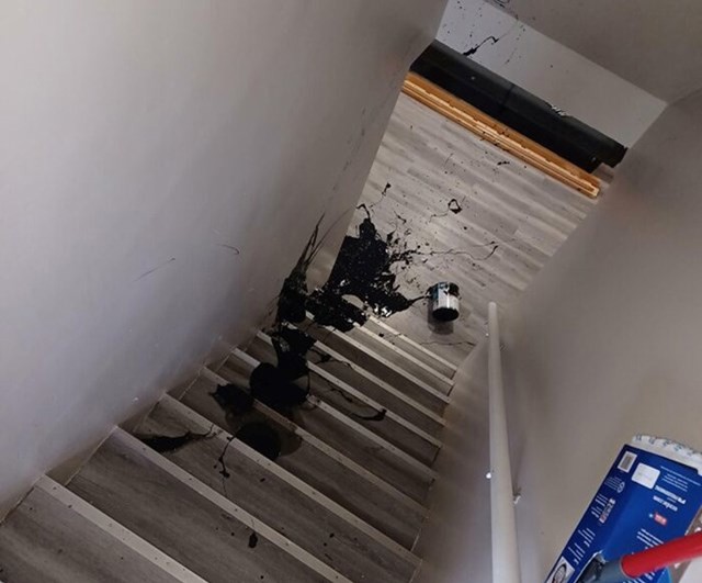 Svakako sam trebala oprati stepenice :D