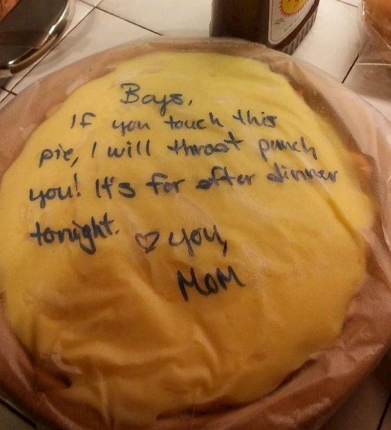 Mamine poruke upozorenja...