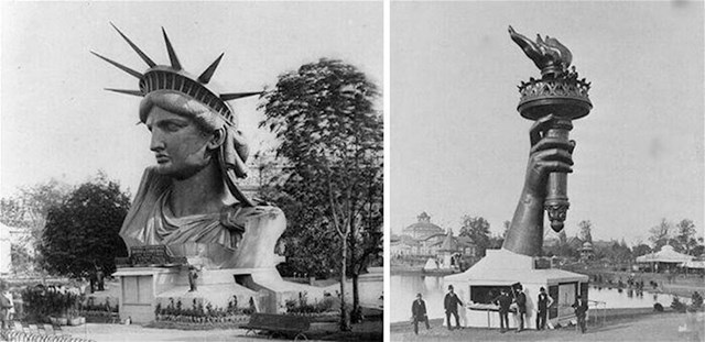Kip slobode u Parizu na Svjetskoj izložbi 1878.