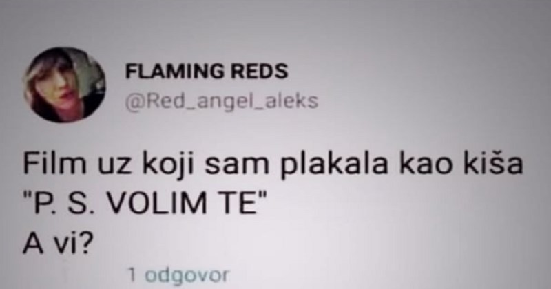 Ekipa na mrežama raspravlja o najtužnijim filmovima, jedan komentar nasmijao je čitavu regiju