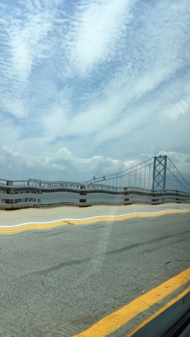 12. “Snimio sam ovu sliku baš kad je moja mama vozila preko neravnog dijela ceste i ispalo je čudno.”