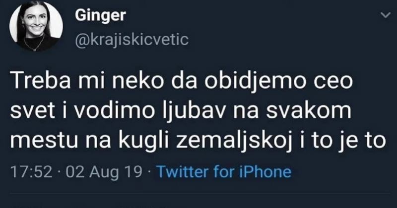 Cura je na X-u podijelila želju o strastvenoj romansi, urnebesan komentar ovog tipa srušio je mreže