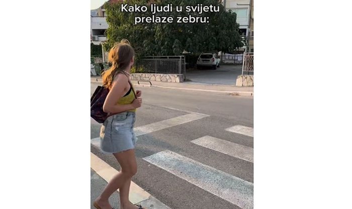 Video prikazuje kako se u svijetu prelazi zebra, a kako u Dalmaciji. Ovo je tako pogođeno...