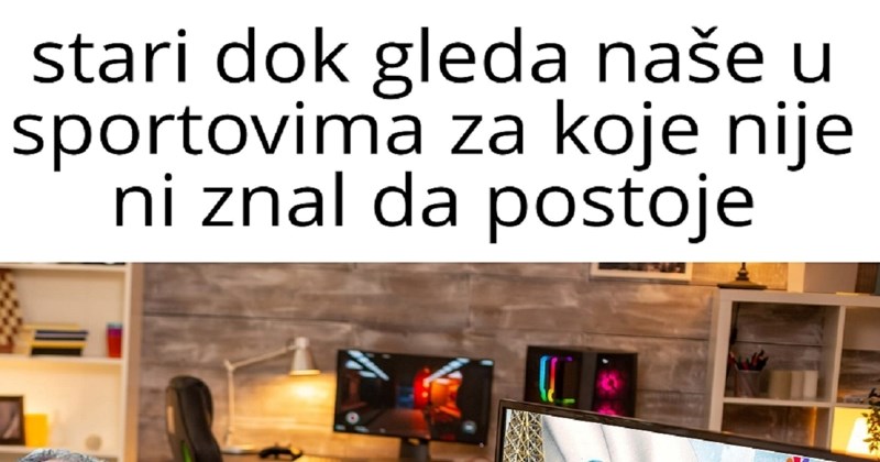 Fora prikazuje tipično ponašanje prosječnog Balkanca dok gleda Olimpijske igre, genijalna je!