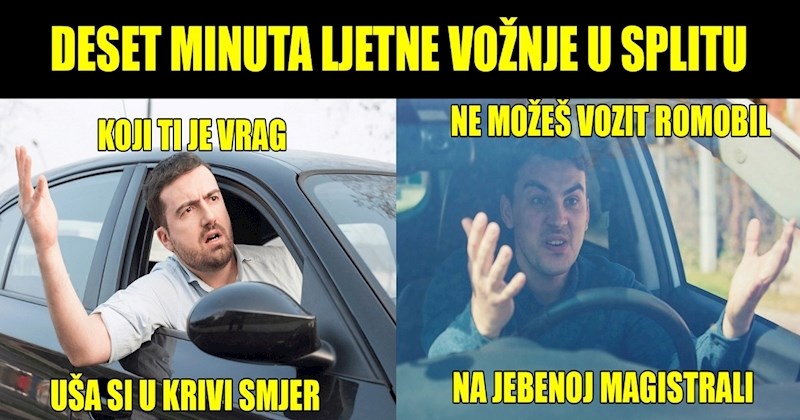 Fora prikazuje kako u sezoni izgleda vožnja gradovima na moru, momentalno ćete se iživcirati