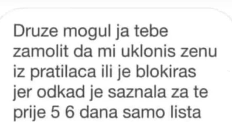 Influencer je dobio urnebesnu poruku od muža njegove pratiteljice, morate vidjeti što ga je zamolio