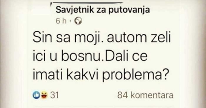 Tip je tražio savjet preko Fejsa, plakat ćete od smijeha kad vidite komentar jedne žene