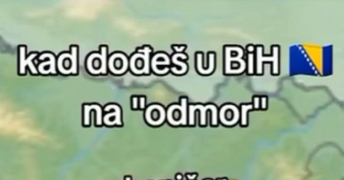 Fora prikazuje kako izgleda odmor u Bosni, video je nasmijao čitavu regiju