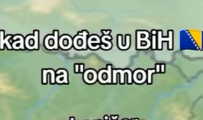 Fora prikazuje kako izgleda odmor u Bosni, video je nasmijao čitavu regiju