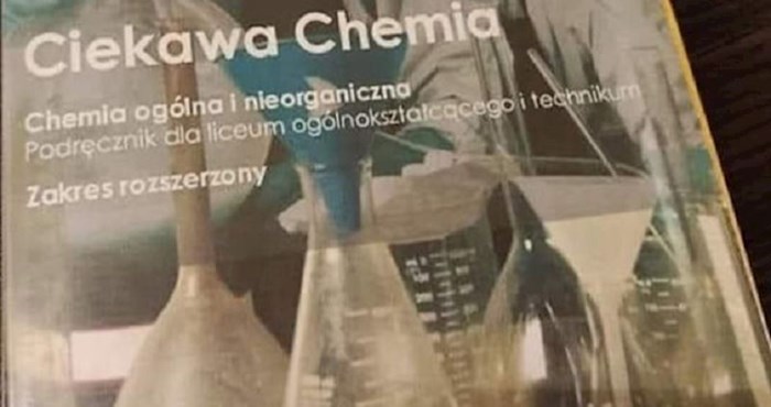 Učenici iz Poljske ostali su u šoku kada su vidjeli naslovnicu udžbenika iz kemije, ovo je urnebesno