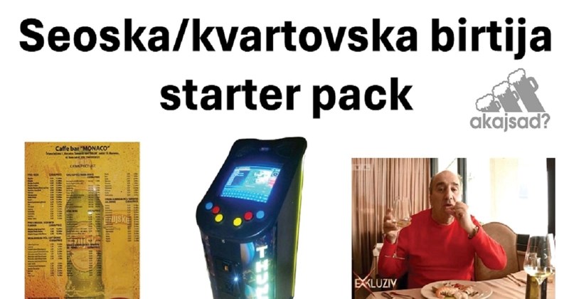 Fora o osnovnom paketu svake kvartovske birtije na Balkanu hit je na Fejsu, totalno je pogođena!