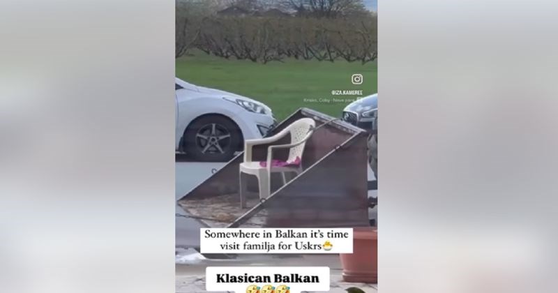 Baka i djed iz susjedstva oduševili su mreže neobičnim potezom- ovoga ima samo na Balkanu