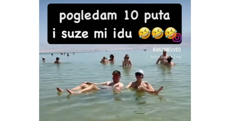 Par je snimao video za uspomenu s odmora, ovaj ulet u kadar teško da će ikad u životu zaboraviti