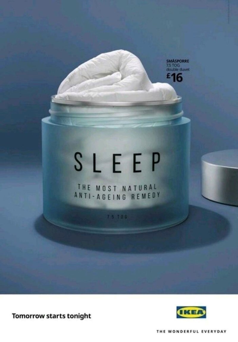 Ikein spavaći program imao je genijalnu kampanju