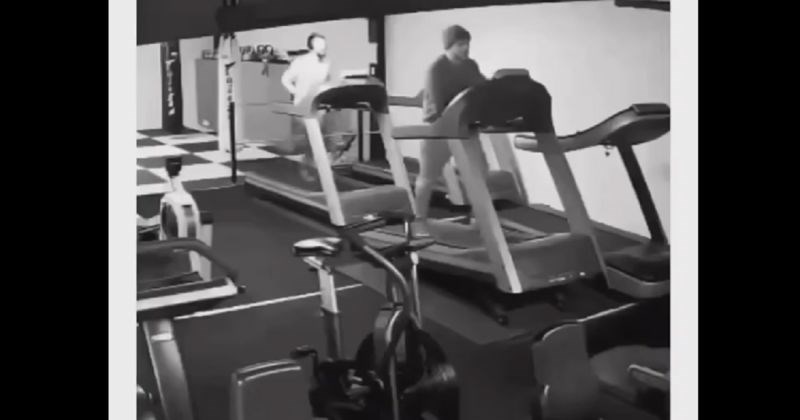 Nadzorna kamera teretane uhvatila je totalno bizaran, ali prekomičan peh. Kakve su šanse za ovo?