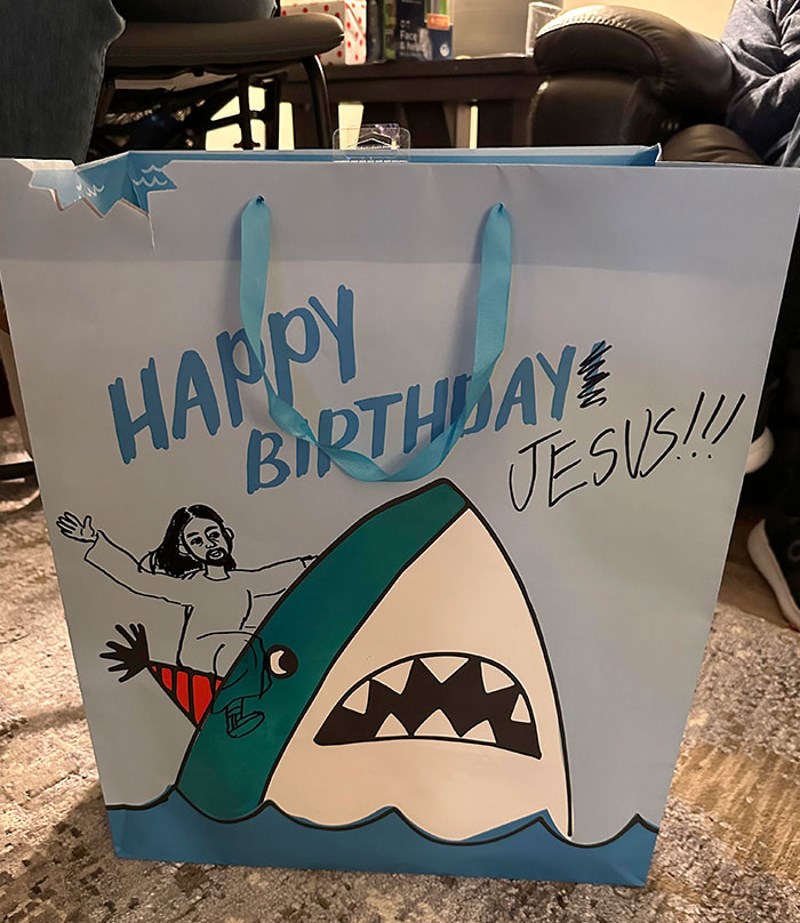 Nisam imala ukrasnog papira pa sam improvizirala