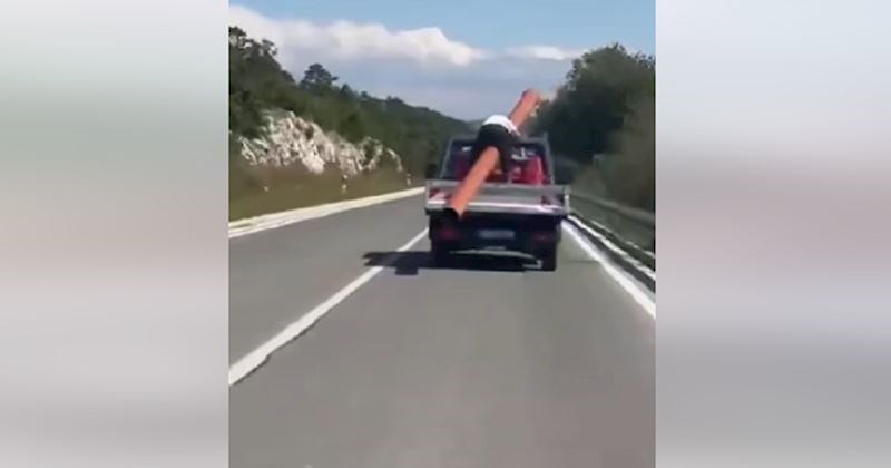 Prizor s naših cesta obišao je regiju, morate vidjeti kako je ova ekipa osigurala teret na tamiću