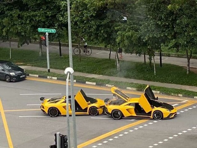 Rijetka fotografija "parenja" Lamborghinija
