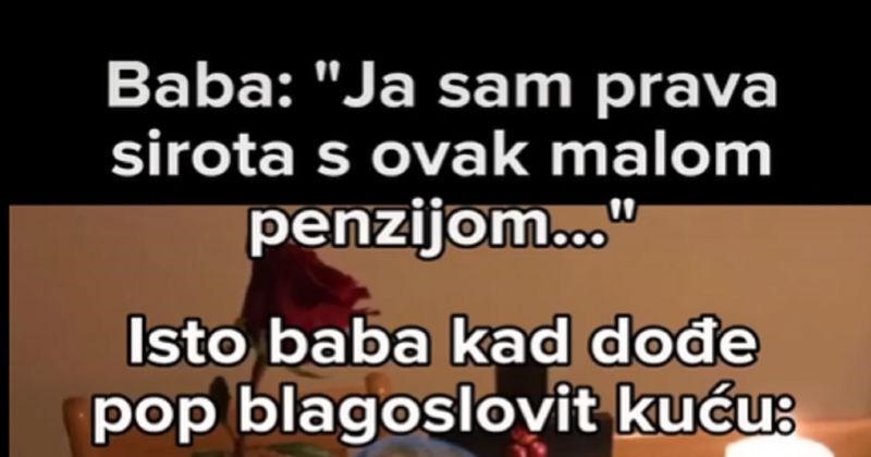 Fora o bakama i blagoslovu kuće hit je na Fejsu, ovo je urnebesno i totalno pogođeno