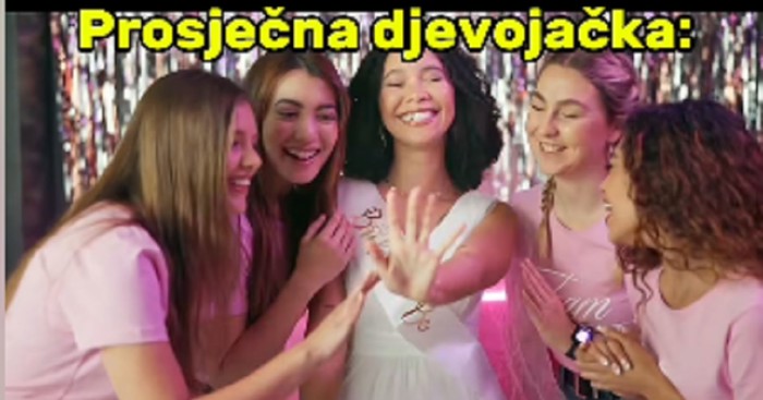 Fora o razlici između prosječne djevojačke i momačke večeri hit je na IG-u, totalno je pogođena!