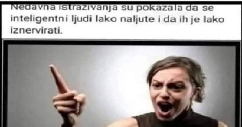 Istraživanje o vezi inteligencije i ljutnje ponukalo je tipa da prepriča svoje iskustvo, show je!